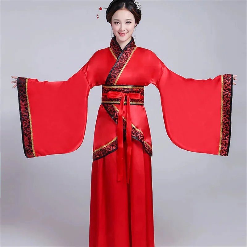 Woman Stage Dance Dress Chinese Traditional Costumes New Year Adult Tang Suit Performance Hanfu Female Cheongsam
