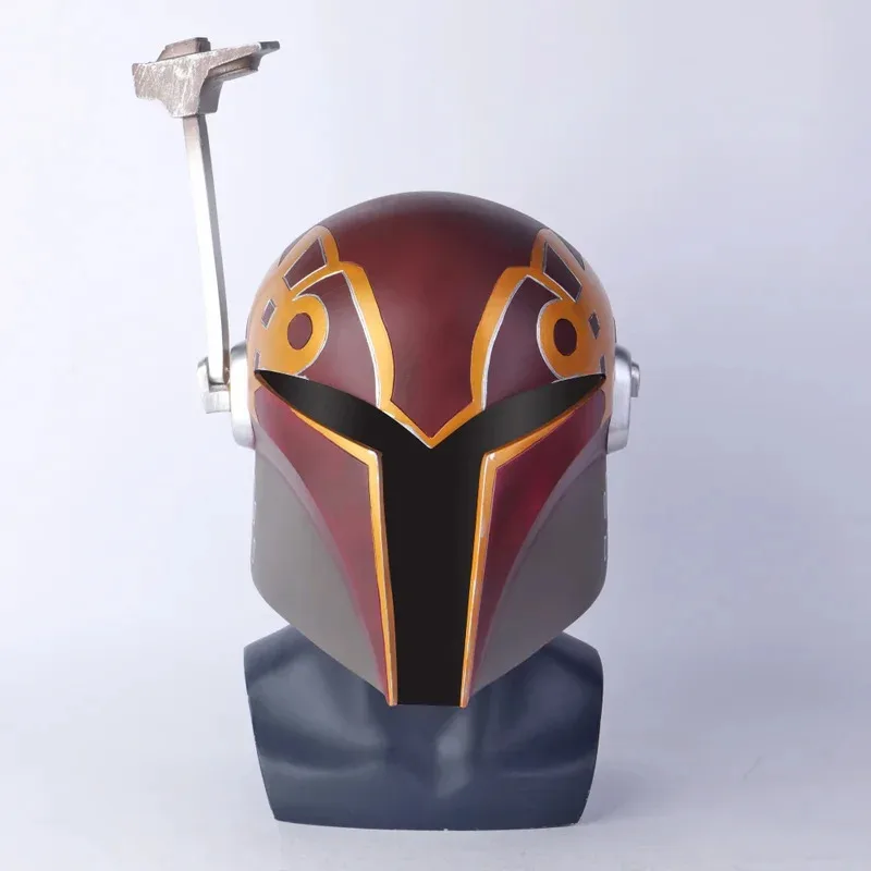 Casco Anime Rebels Maschera Cosplay Sabine Wren Casco Maschere per costumi Full Face PVC Uomo adulto Party Prop