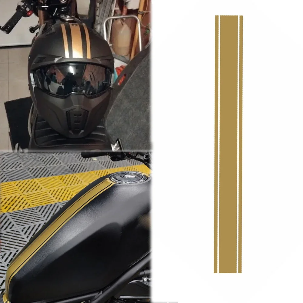 

1 шт., 50 см, полосатые наклейки для мотоцикла, ремонт топливного бака мотоцикла, украшение для тела, сделай сам, гоночный шлем, наклейки, водонепроницаемые виниловые наклейки