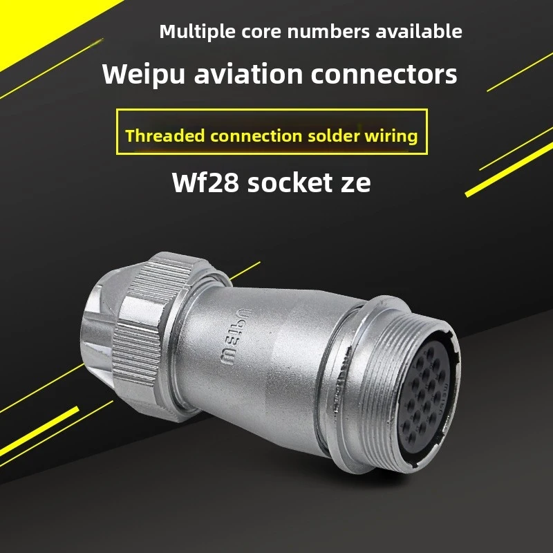 Connettore Femmina Impermeabile Per Aviazione WF28 2Core 4Core 10Core 12Core 16Core 20 24 26 Adattatore ZE-image