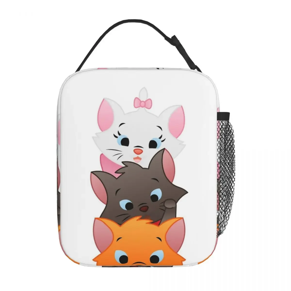 The Aristocats Marie Cat Insulated Lunch Bag Leakproof Meal Container Cooler Bag Lunch Box Tote College Outdoor Bento Pouch