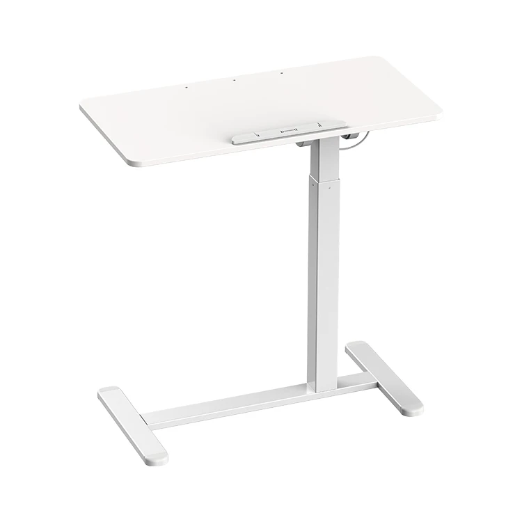 Portable Rolling Laptop Desk Small Standing Desk Sit Stand Desk with Lockable Wheels Computer Workstations Adjustable Height
