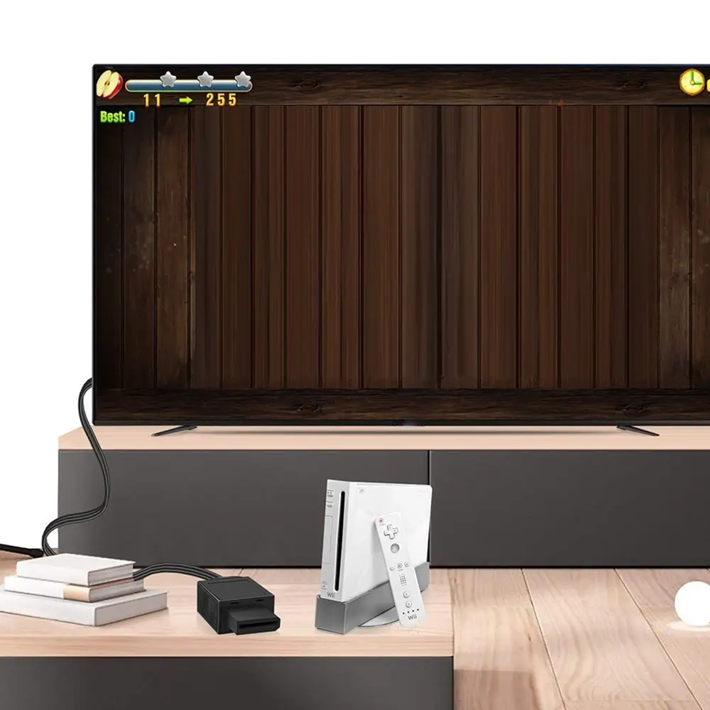 

Полезный адаптер Wii-HDMI, совместимый с входом Wii-HDMI, HD 1080P, HDMI-кабель, видео-аудиовыходной адаптер, кабель-конвертер для ПК HDTV