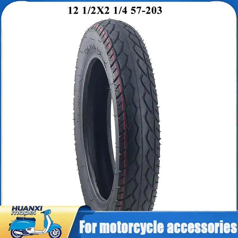 12 Inch Tubeless Tyre 12 1/2x2 1/4 (57-203) Vacuum Tire for Bike Stroller Urban Fits Many Gas 12x2.125 Outer Tyre Rubbe Fast Delivery