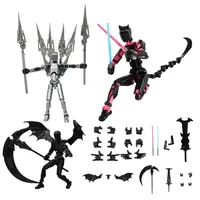 Titan 13 Action Figures 3D Printed Multi-Jointed Figures DIY Catwoman Model Movable Transformable Catwoman Robot