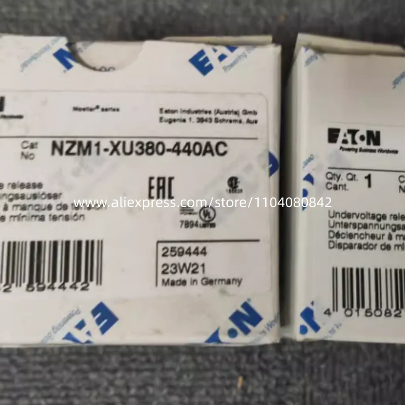 New original EATON MCCB undervoltage coil NZM1-XU380-440AC