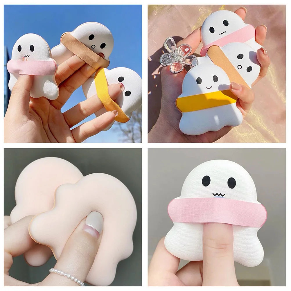 พัฟแต่งหน้า 6 ชิ้น ฟองน้ำสำหรับลงแป้งพัฟสำหรับรองพื้น คุชชั่นเมคอัพ