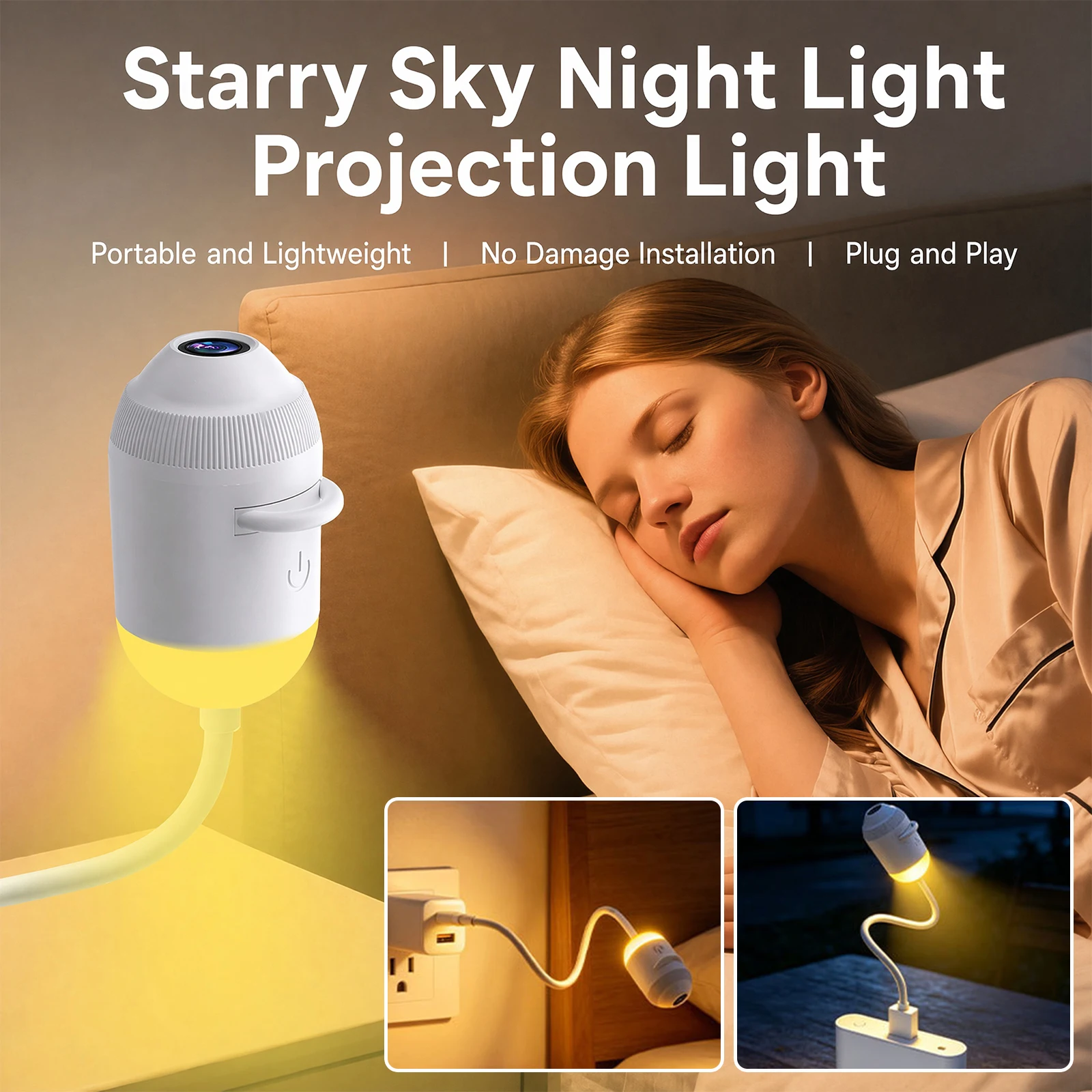 USB Starry Sky Projector Lamp  - огляд і ціна Home Decor Light