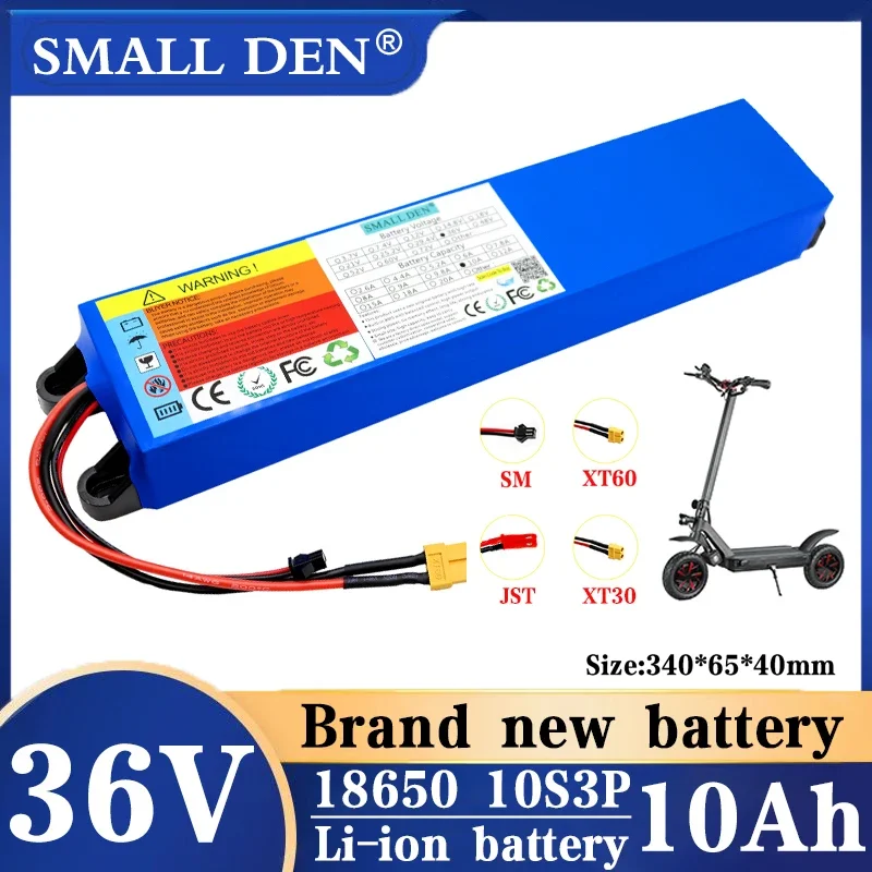 

100% New Original 36V 10Ah Scooter Battery Pack for M365 36V 10000mAh 10S3P Battery Pack Electric Scooter BMS Board for battery