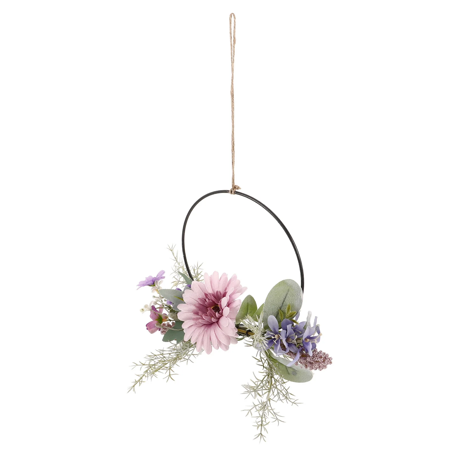 

Artificial Flower Wreath Green Leaf Garland Decor For Indoor Outdoor Wedding Party Door Hanging Garden Decoration Home