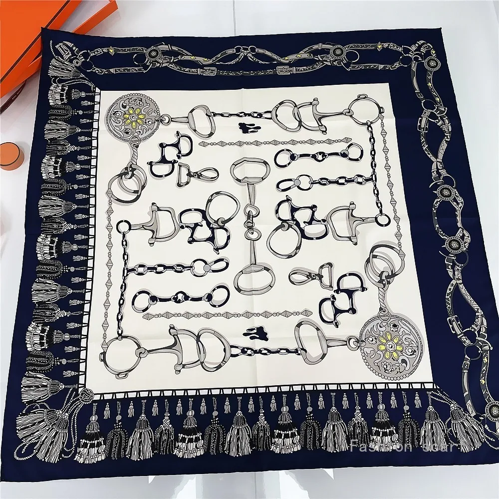 Premium 90cm Multipurpose Scarf Latest Design Horsehoof Fringe Hand-Rolled Trim Women's Formal Shawl  Accessory Wholesale