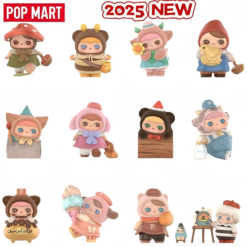 

Новинка 2024 года, серия Popmart Pucky Elven Market, ручная игрушка в слепой коробке, модная коллекция, кукла, подарок на день рождения