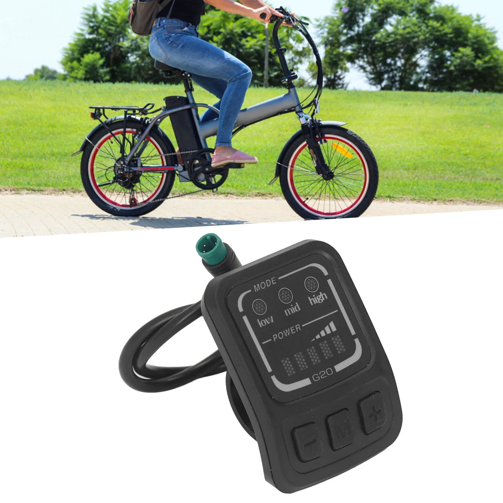 

G20 F Электрический светодиодный дисплей Светодиодный дисплей для электрического скутера с водонепроницаемым интерфейсом Светодиодный дисплей для электрического скутера