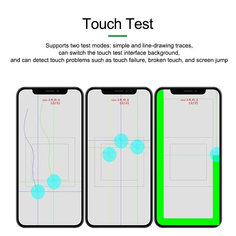 スマートスクリーンテスター iPhone6~17ProMax画面タッチテスト対応