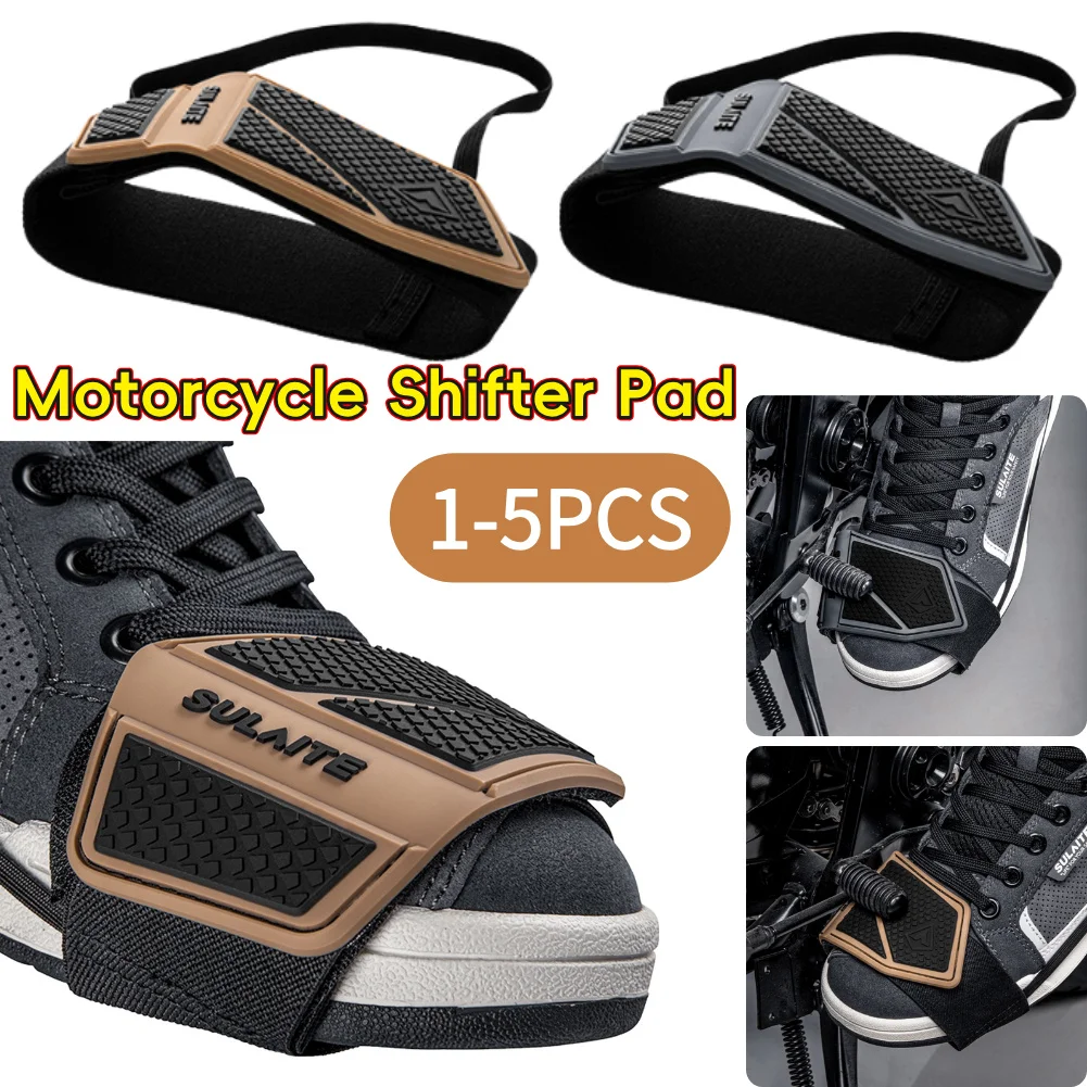 

1-5PCS Motorcycle Shifter Pad Gear Shoe Cover Anti-Slip Gear Shoes Protection Cover Gear Shifter Guards Protector Cover