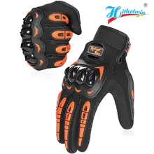 Guantes de protección para motocicleta, resistentes al agua, pantalla táctil, dedo completo, protección de articulaciones de cuero, anticaída, antideslizantes, novedad 2.000+