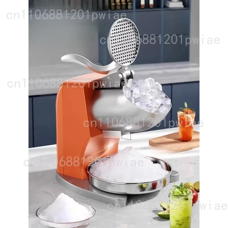 

Ice Shaver Machine - Stainless Steel Snow Cone & Slush Maker, 220V Electric Crusher for Smoothies