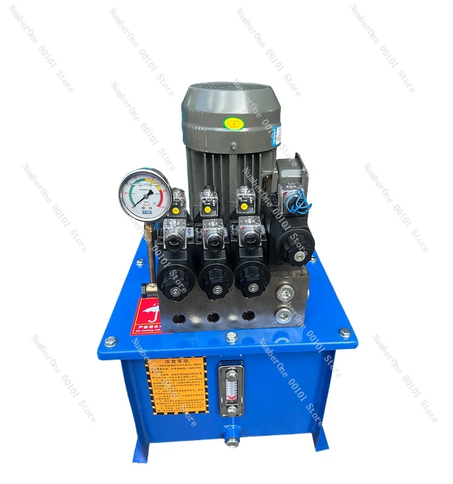 

High Pressure Hydraulic System Hydraulic Station Miniature Electric Solenoid Valve Hydraulic Pump Station Assembly Piston Pump