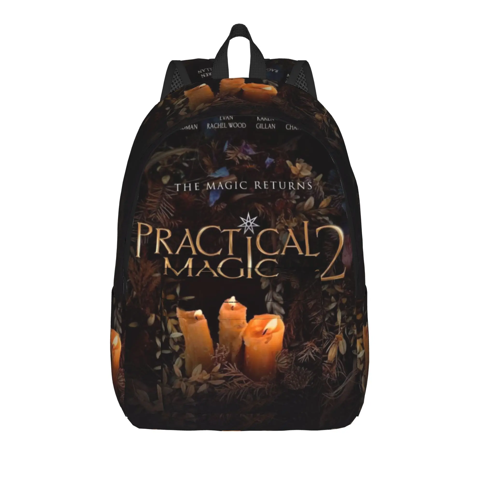 Practical Magic 2 Teenage Backpack Outdoor High School Work  Daypack for Men Women Laptop Computer Shoulder Bag