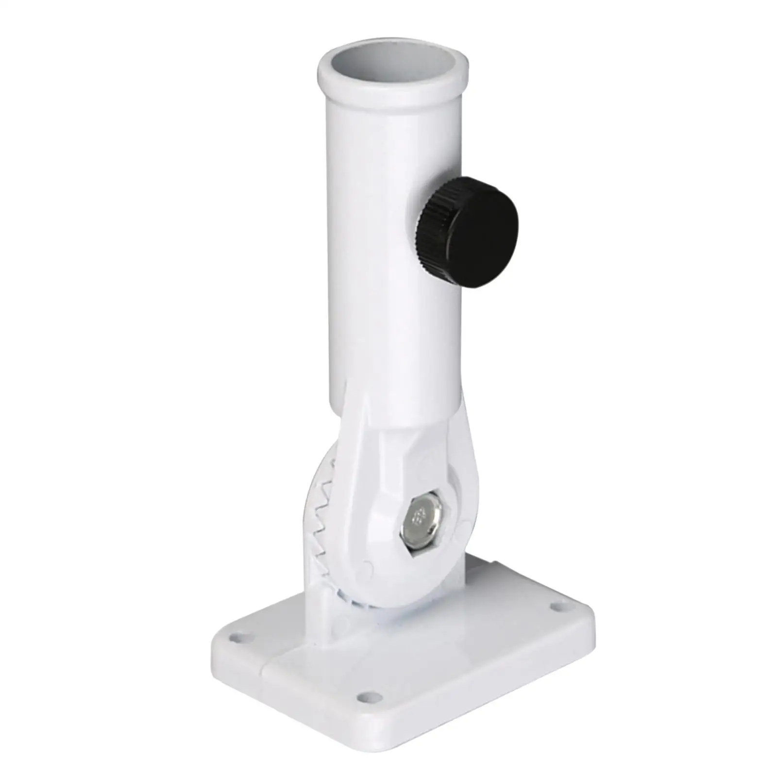 Aluminum Alloy Flagpole Bracket Adjustable Wall Mount for Custom Flag Banners Garden and Window Display