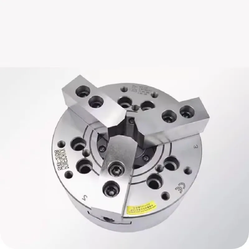 หัวจับเครื่องกลึง 3 ขา ขนาด 12 นิ้ว แบบแข็ง สำหรับเครื่องกลึง CNC รุ่น A8 ขายดี หัวจับไฮดรอลิกแบบกลวงสำหรับงานโลหะ
