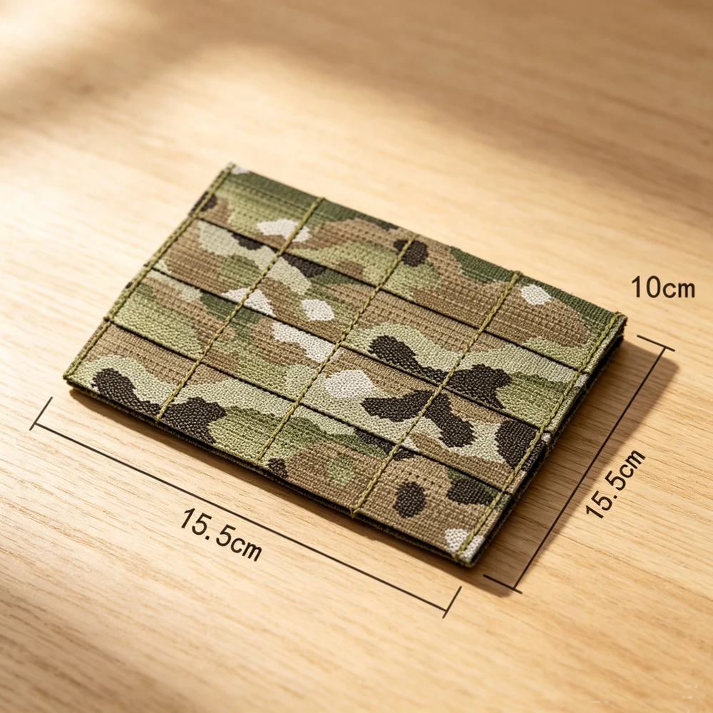 Tactical Vest Adapter Panel Hook And Loop Converter 16 Lattice MOLLE System Panel Platform Hook Loop Sticker Board Transform