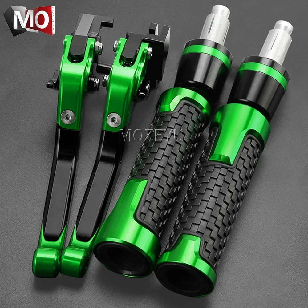 For kawasaki ZX636R ZX 636R 2005 2006 Motorcycle Accessories Folding Adjustable Brake Clutch Levers Handlebar grips Handle bar