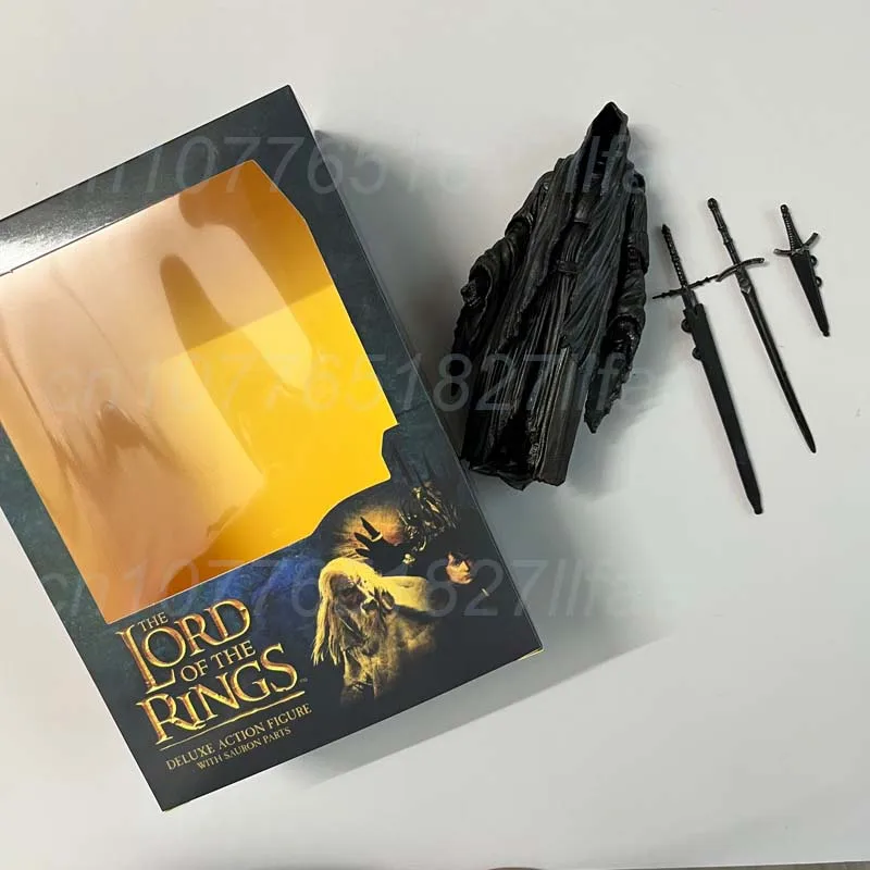 Nazgul Lord of Rings Deluxe Action Figure With Sauron Parts Model Toys Joint Movable Horror Doll Christmas Present For Children