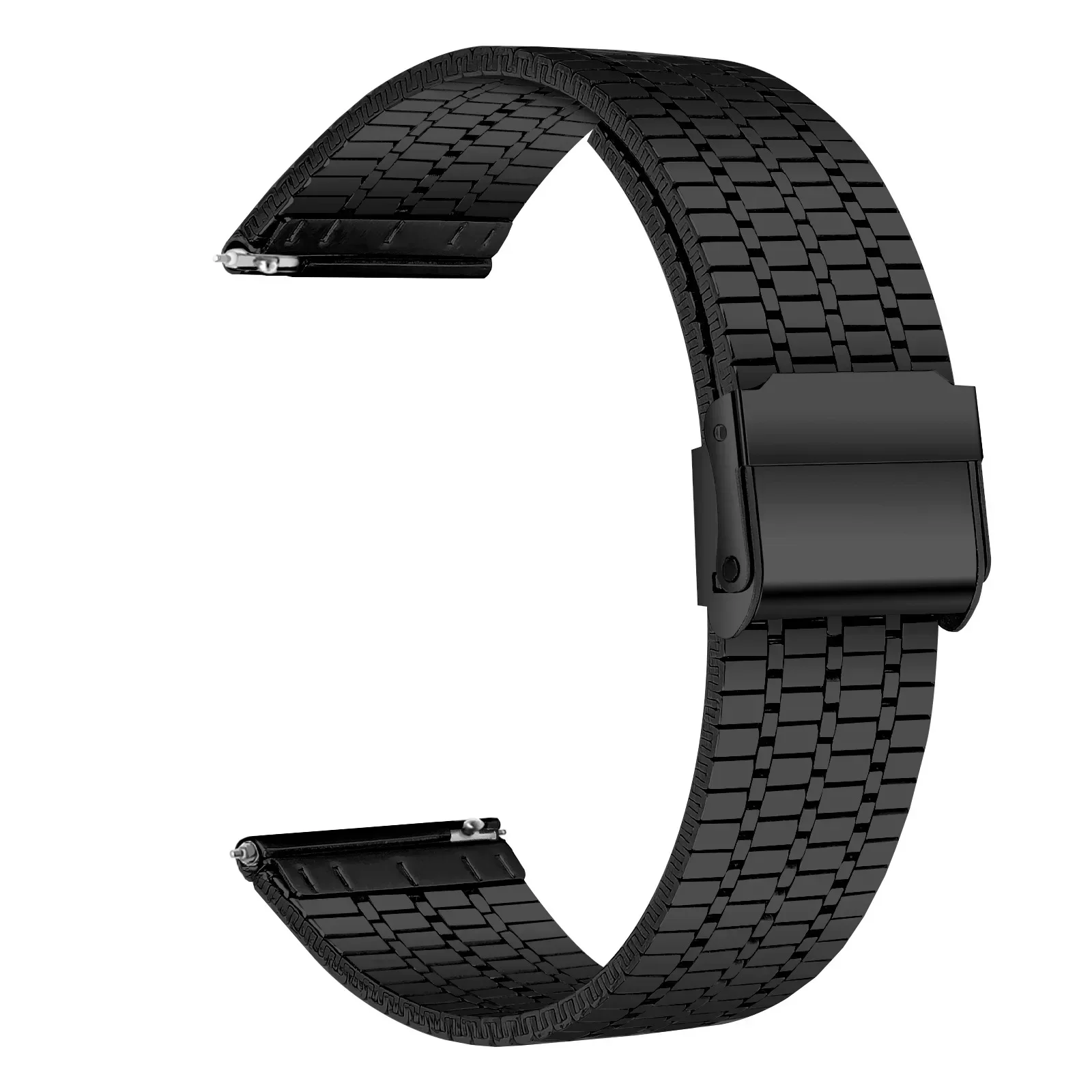 22mm pulseira para amazfit equilíbrio relógio inteligente pulseira de aço inoxidável para amazfit gtr 4 3 2 cinta para amazfit bip 5 banda cinto