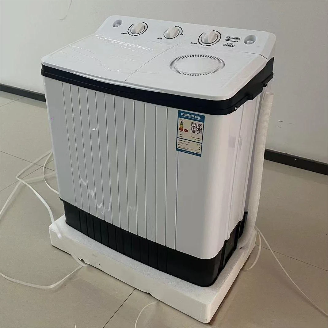 for 7.5KG double bucket semi-automatic washing machine Stainless steel double bucket mini small household washing machine