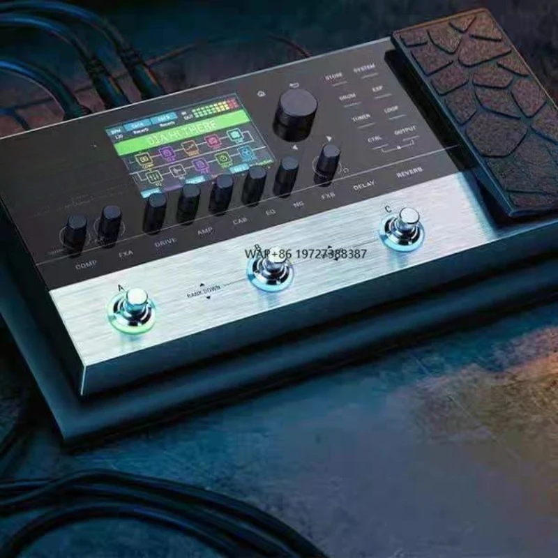 Ready to Ship Donner Arena2000 Electric Guitar Effector Single Block Drum Machine Looping Comprehensive Distortion Synthesis