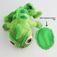 New Pascal Rapunzel Chameleon Lying Shoulder Plushie Toy Stuffed Doll Plush Toys Kawaii Pascal Decor Boys Girls Birthday Gifts