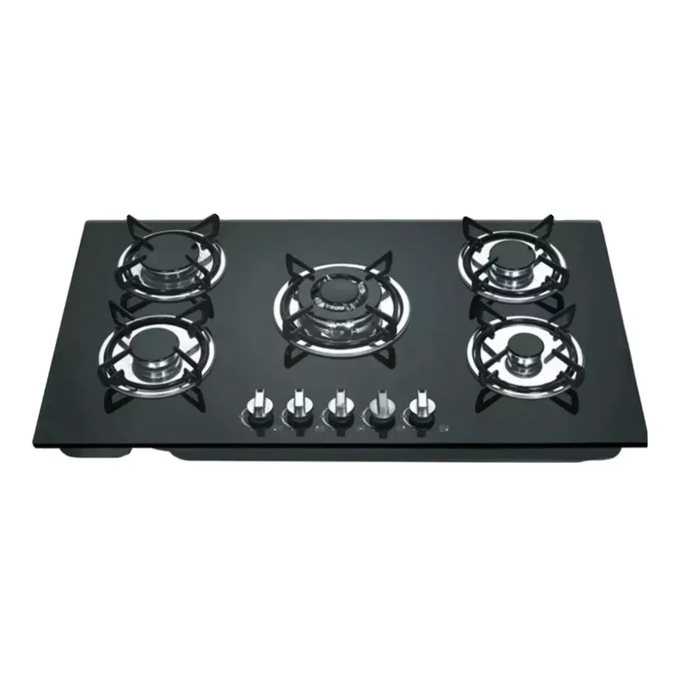 Five burner gas stove commercial gas stove burner countertop kitchen stove 5 burner gas cooker