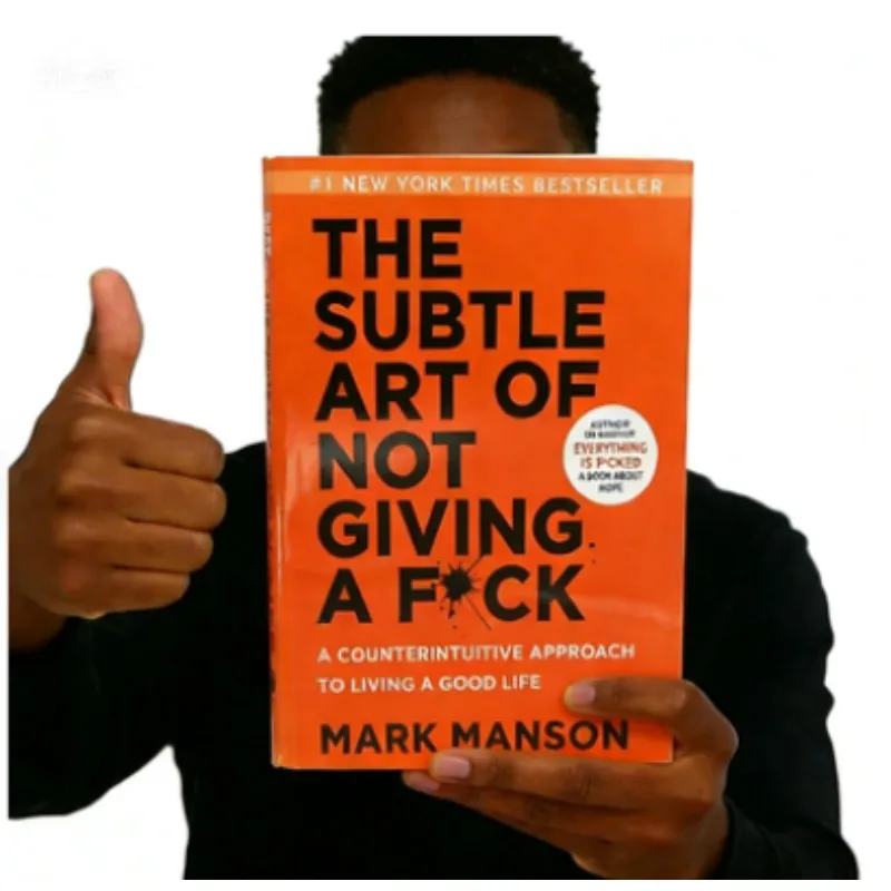 

Хорошая книга «Жизнь меняется» с прозрачной печатью и высококачественной бумагой для восстановления счастья The Subtle Art English Edition