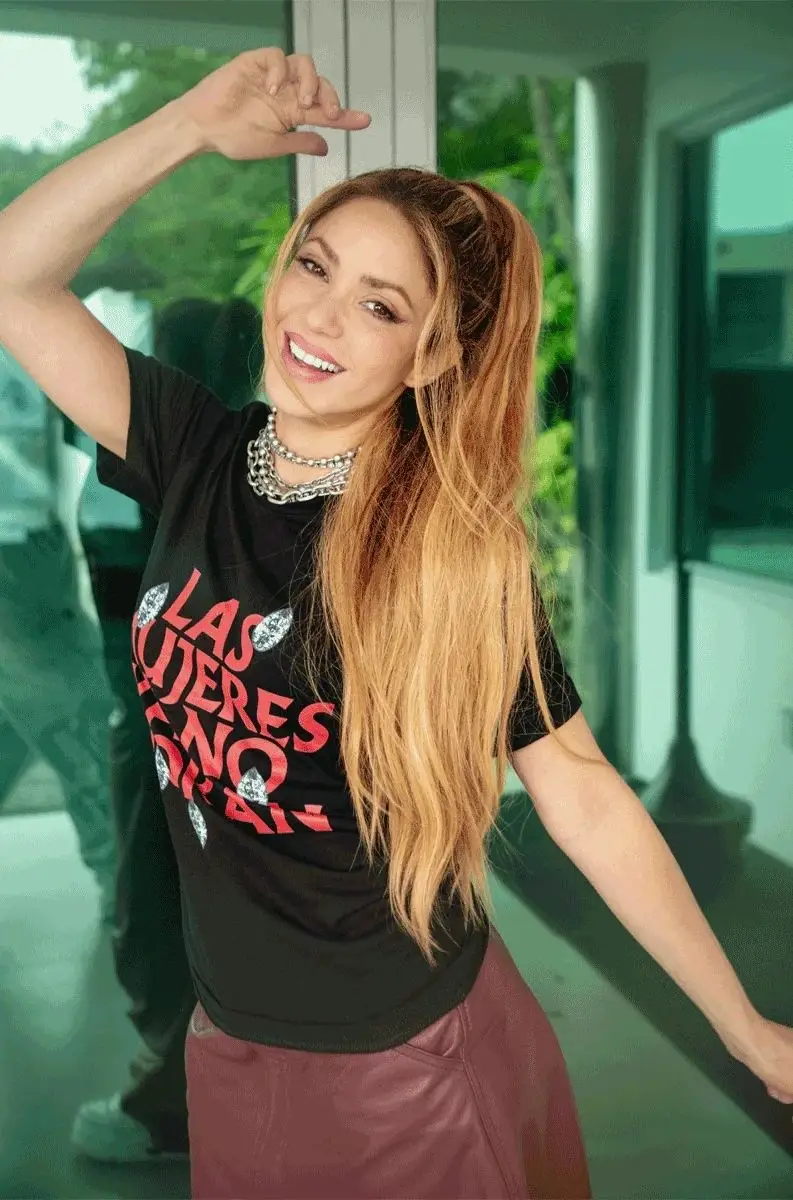 Fashion Y2k Tops 2026 Shakira Las Mujeres Ya No Lloran World Tour T-Shirt Unisex O-Neck Print Short Sleeve Oversized Tee Unisex