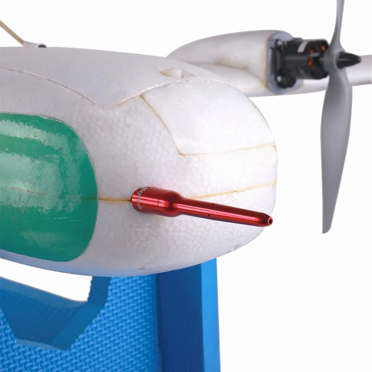 Tubo de alumínio pitot para modelo de aeronave rc, peças sobressalentes, tubo para mt90, velocidade aérea, asa fixa, drone rc, quadricóptero