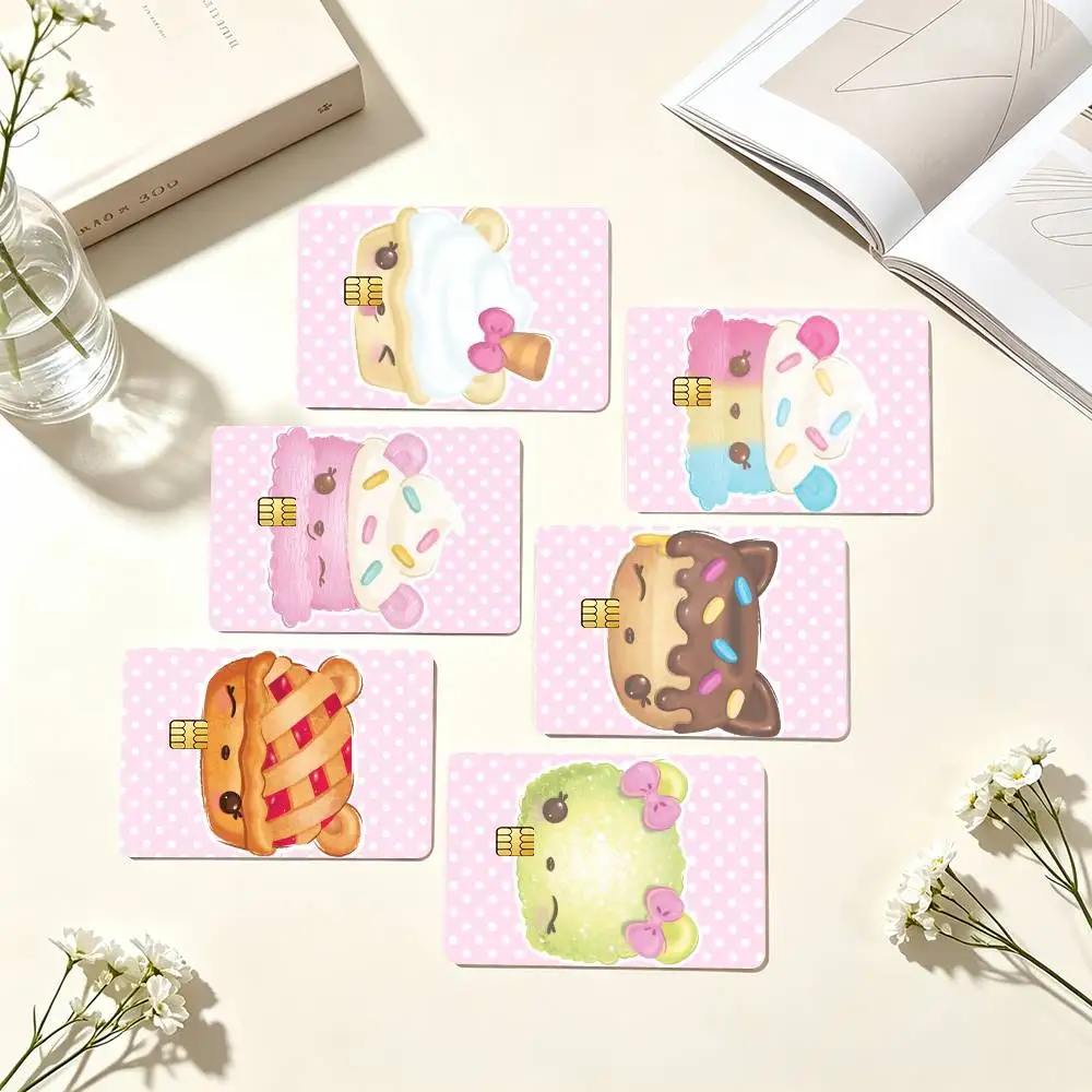 C-Cute Food Num Noms Credit Card HD Stickers Small Chip Waterproof Sticker Game Card Decal Gift
