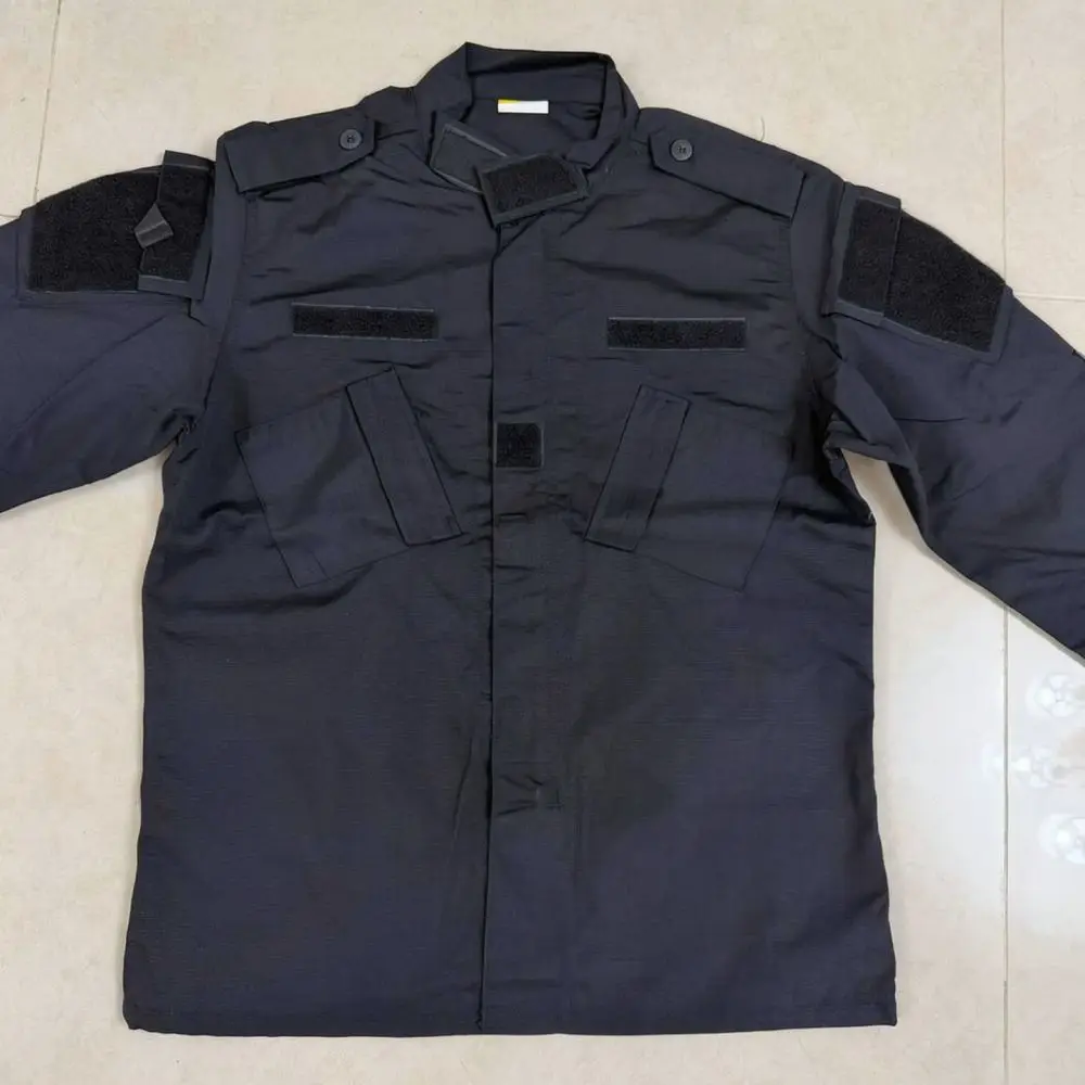 Outdoor Camo Suit Mens Tactical Clothing Set Durable Cargo Apparel For Hunting Fishing Shooting Training Gear
