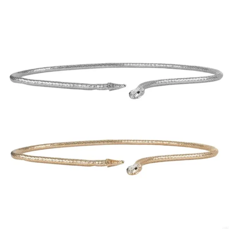 28EC Vintage Chain Belt Metallic Snake Waist Chain Belt Decorative Dress Chain Party Waiststrap Female Dating Body Jewelry