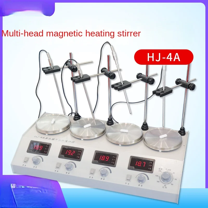 

HJ-4A Multi head Constant Temperature Magnetic Stirrer 4-head Magnetic Stirrer