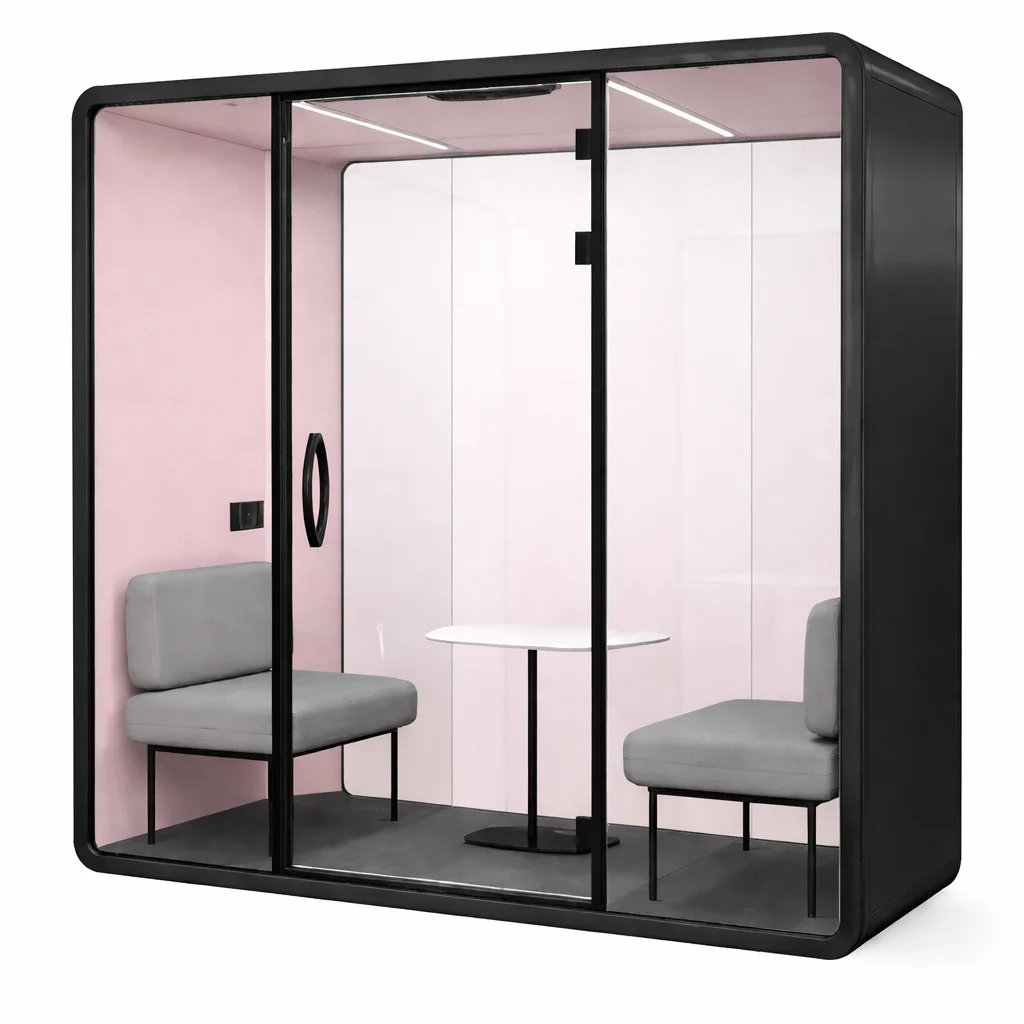 Phone Booth Music Studio Booth DIY Vocal Booth Factory Manufacture Custom Made Sound Proof Pod Room Privacy Soundproof Office