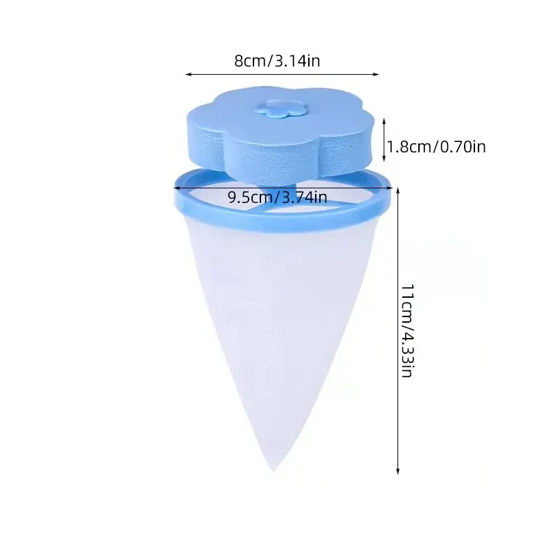 Hair removal machine, washing machine with floating filter bag, reusable laundry ball, clothes, hair cleaning tool, cat hair cat