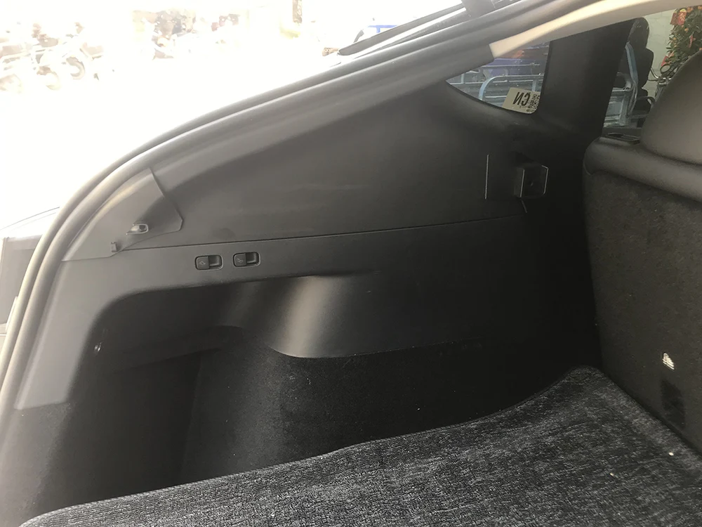 Car Trunk Cargo Cover Security Shield Rear Luggage Carrier Curtain Retractable Partition Privacy Car For Tesla Model Y 2021 2023