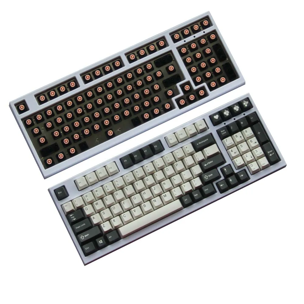980 STL Rubber Dome MX Topre Switch Capacitive EC Keyboard Wired QMK VIA 980 EC Keyboard