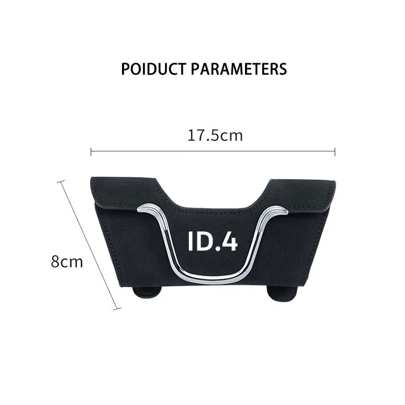 Car Sun Visor Glasses Holder Sunglasses Glasses Case For VW ID4 Crozz ID 4 Logo Accessories Fast Charger 2024 2021 360 Camera