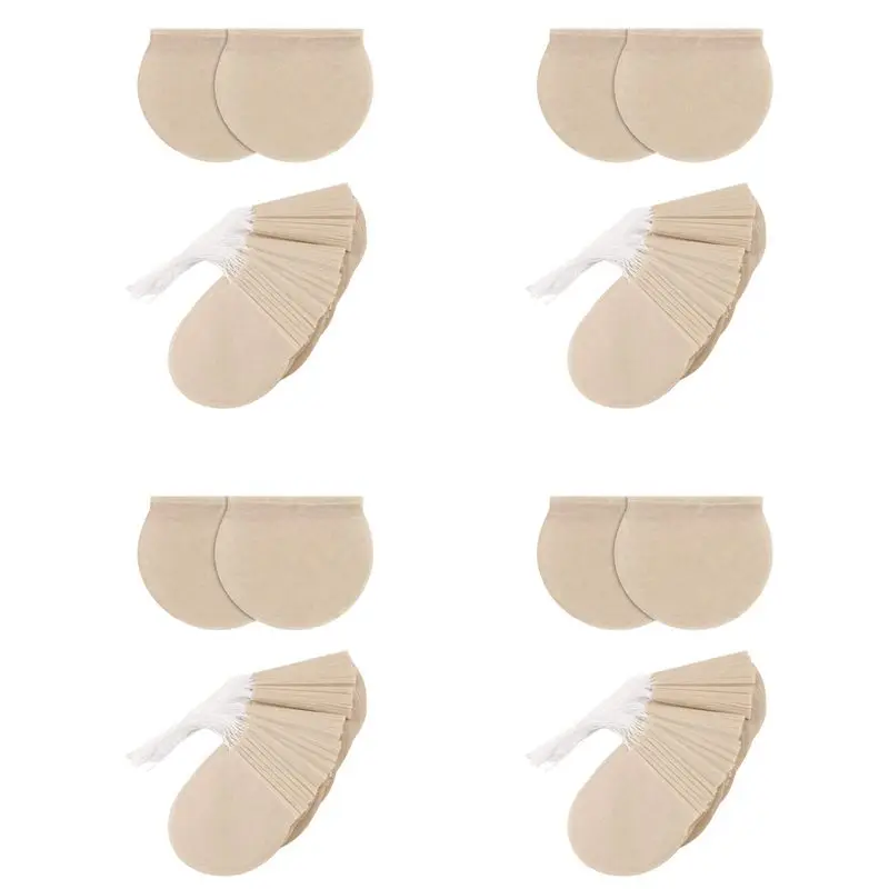 AS60-Tea Bags, 1200Pcs Disposable Empty Tea Bags Tea Infuser Drawstring Teabags Safe Natural Material Tea Bags