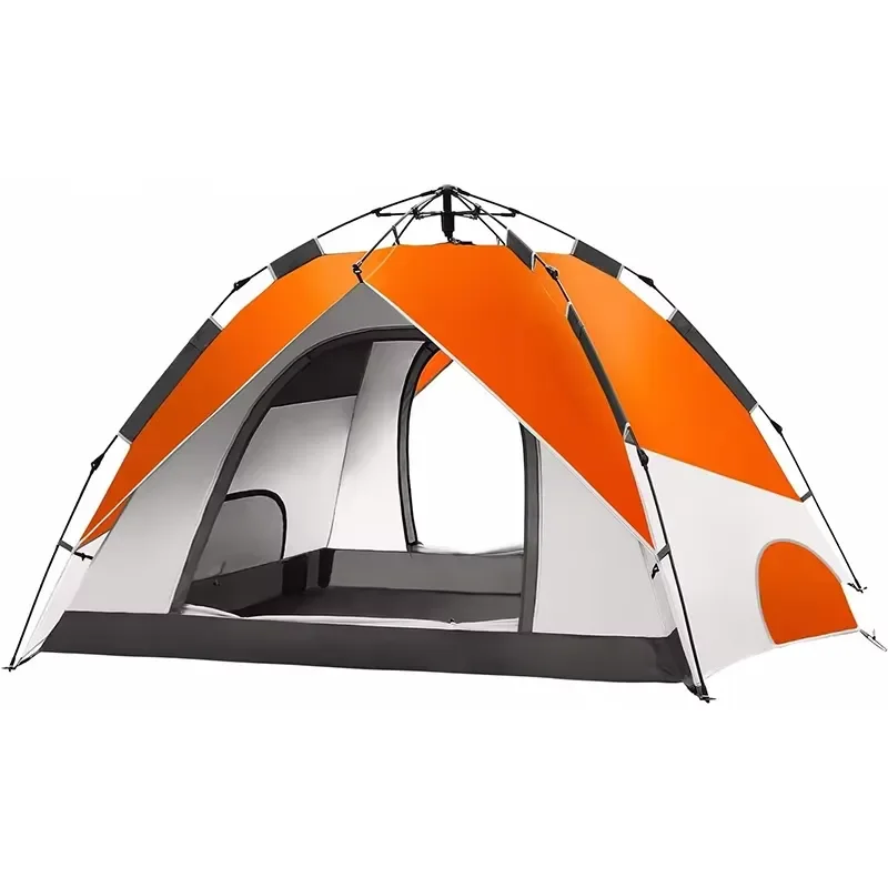 Automatic Pop Up Camping Tent 2-3 Person Waterproof Outdoor Shelter Instant Setup Family Hiking Beach Sunshade Canopy Tent