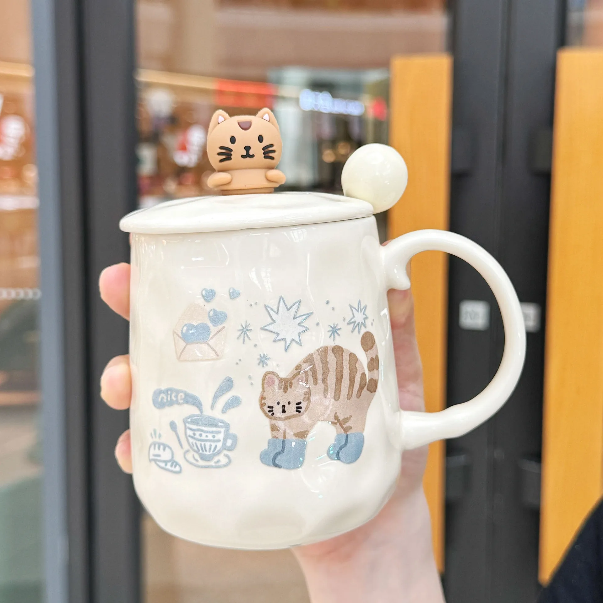 Mug Kucing Mug Keramik Cangkir - Coffee Tea Friends ulasan dan harga