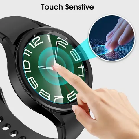 3 st. härdat glas för Samsung Galaxy Watch Ultra 6 8 Classic 5 4 40 mm 44 mm 47 mm skärmskydd med verktyg, enkelt installationskit 12 best sales reparationskit för Samsung Galaxy Watch - №8