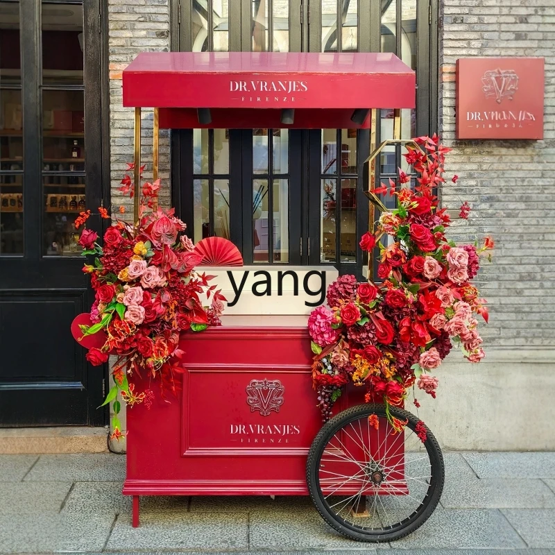 LH  European wrought iron float flash event display car event commercial display car drainage car